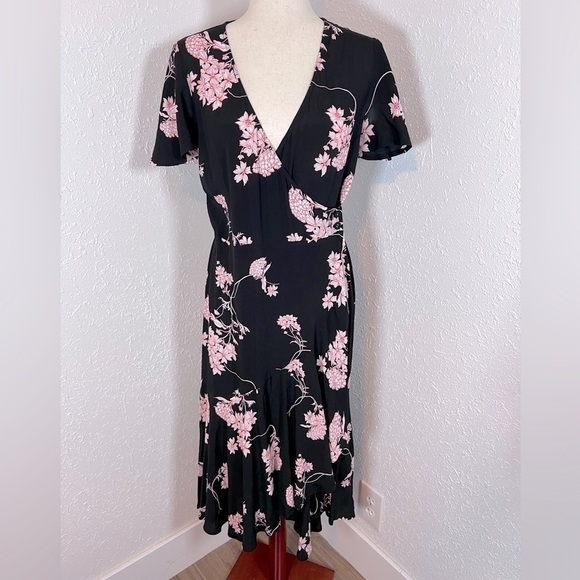 Chelsea 28 Floral Midi Wrap Dress - Picture 1 of 6